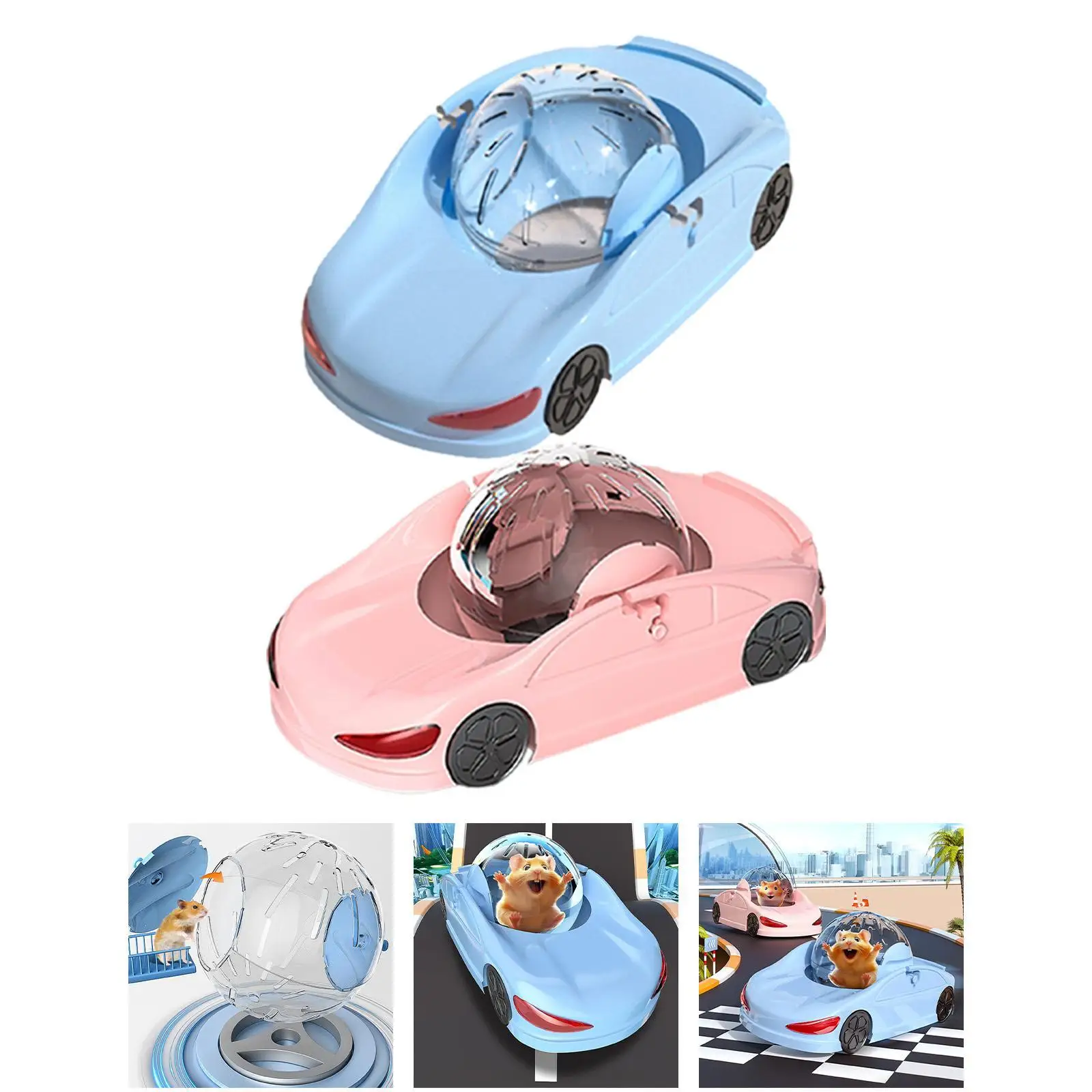 Pet Toy Car Silent Hamster Exercise Wheel for Small Animals Rat Accessories