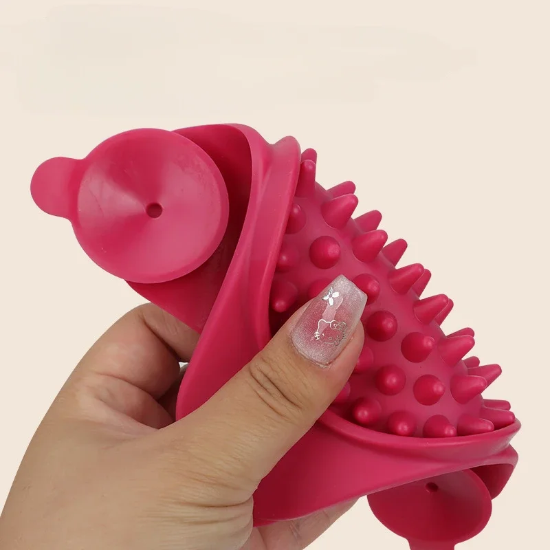 Cuenco de comida lenta para perros y gatos, ayuda para grasa, redondo saludable, antiasfixia, grueso y antideslizante, formas de varios colores, accesorios para perros - imagen 3