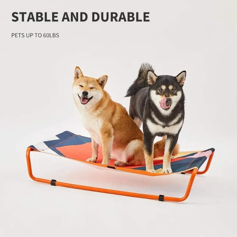 PETKIT Cama elevada de invierno para perros y gatos para uso interior/exterior, cama para perros fácil de limpiar, cama elevada lavable y transpirable para mascotas - imagen 3