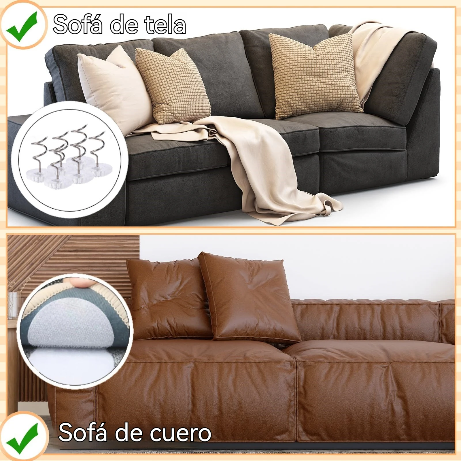 Rascador de Sisal para gatos, alfombrilla protectora de árbol para mantener tus muebles seguros - imagen 2