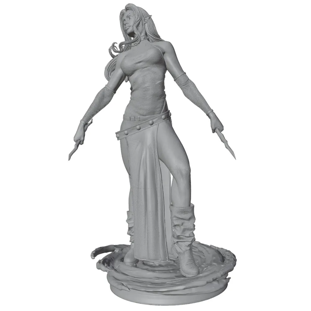 Kit miniaturas resina warrior para pintar y montar – Figuras DIY coleccionable - imagen 4