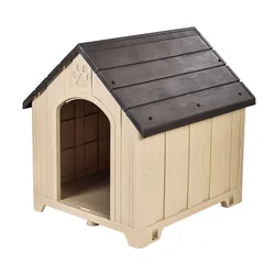 Caseta para gatos y perros resistente al agua y al sol - refugio cómodo