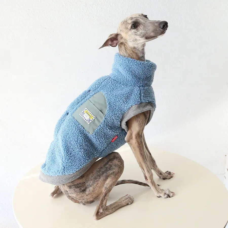 Chaqueta polar cálida para galgos, Whippet y galgo italiano – Invierno - imagen 4
