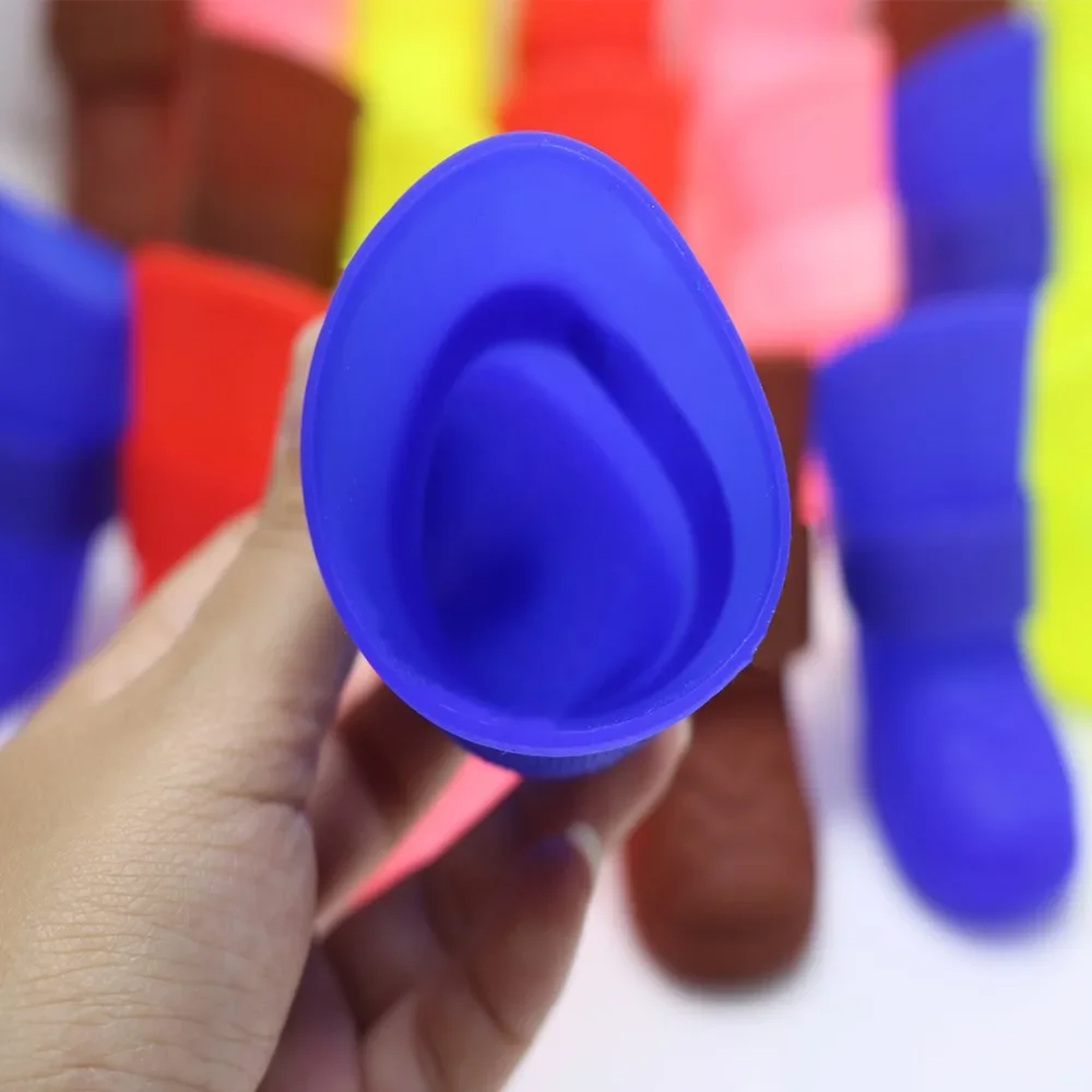 Alta calidad 4 unids/set zapatos para perros suaves y antideslizantes zapatos impermeables para mascotas cachorro perro botas para la lluvia zapatos para mascotas botas de lluvia para perros XS - imagen 3