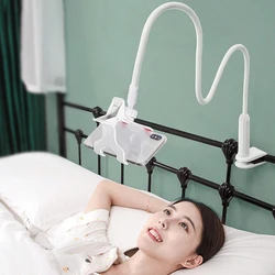 Soporte para tableta y teléfono con cuello de cisne de alta resistencia 360 °   Giratorio |   Soporte de brazo perezoso ajustable para cama, oficina, cocina, gimnasio