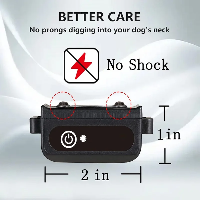 Collar vibratorio para perro de 1000M, Collar de entrenamiento para perro resistente al agua sin golpes con dispositivo antiladridos recargable a distancia para perros
