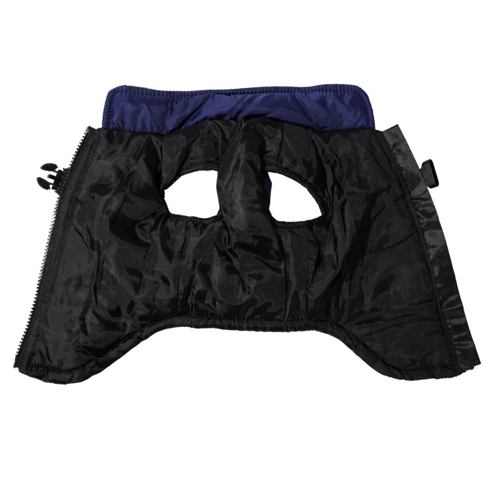 Ropa reflectante para perros con arnés con cremallera impermeable invierno cálido chaleco para mascotas abrigo para perros pequeños medianos chaqueta a prueba de viento para cachorros - imagen 4