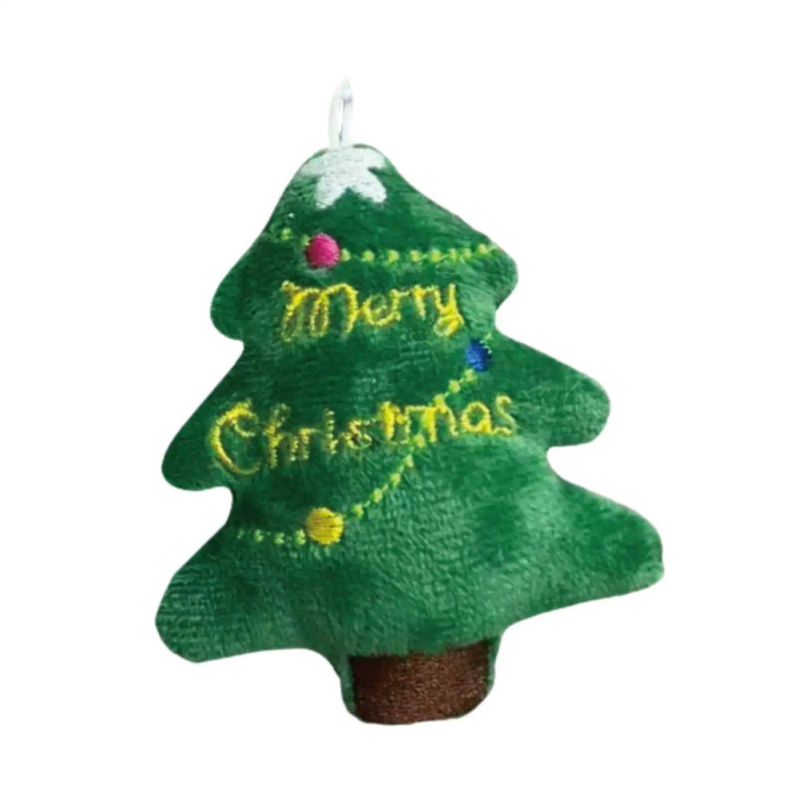 Árbol de Navidad relleno, muñeco de peluche, Mini adorno, decoración colgante bonita para árbol de Navidad, hogar de vacaciones - imagen 4