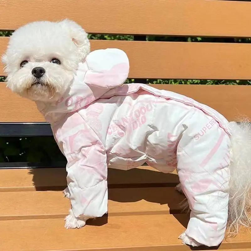 Traje de nieve de lana para cachorros Teddy