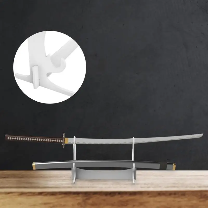 Soporte de espada samurái, soporte de exhibición acrílico para decoración del hogar, espada Dios, competición, espada samurái - imagen 4