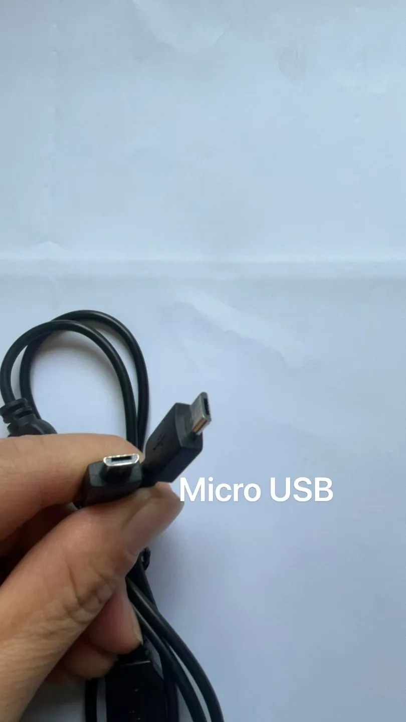Cable cargador MICRO USB de 2 cabezales para collar de adiestramiento de perros