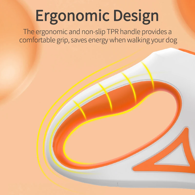 ROJECO-correa retráctil para perro, ruleta con luz LED luminosa para mascotas, para cachorros, caminar al aire libre, correr, cuerda de tracción, 3M - imagen 5