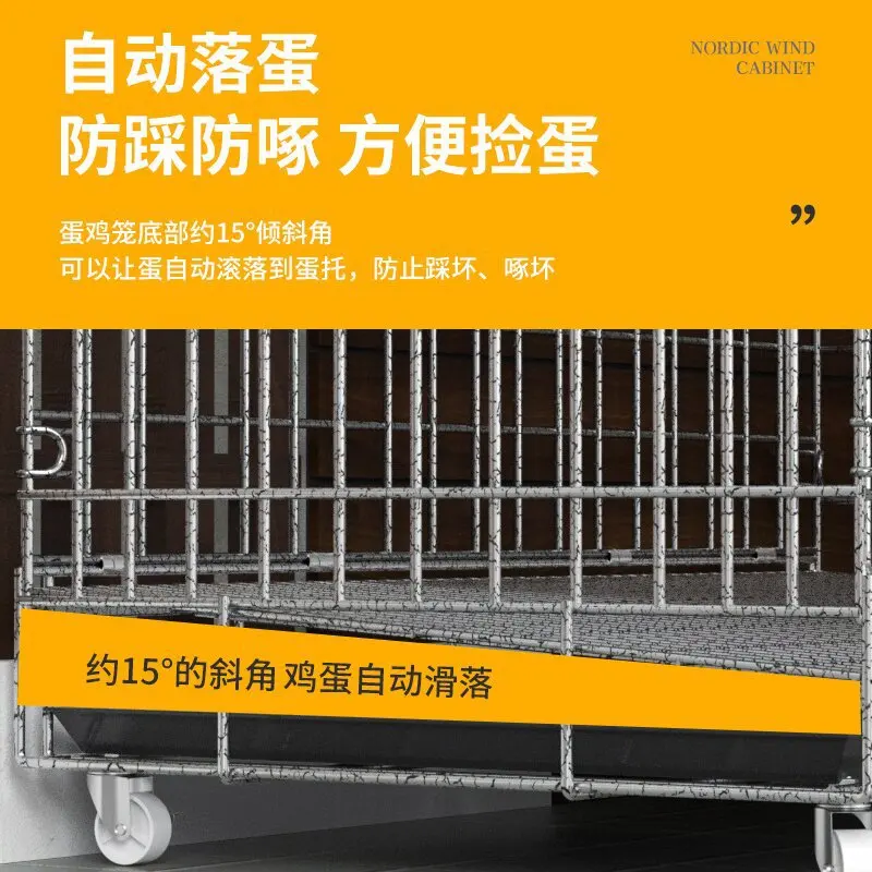 Gallinero plegable para criar gallinas y recoger huevos – Interior y exterior - imagen 5