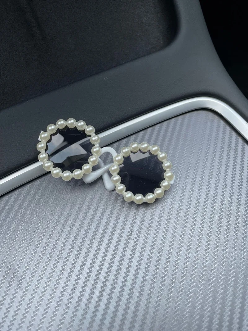 Accesorios para mascotas, gafas de sol de flores, gafas circulares para juegos de rol, accesorios para fotos, gafas para gatos y correa para perros pequeños y Paracord - imagen 5