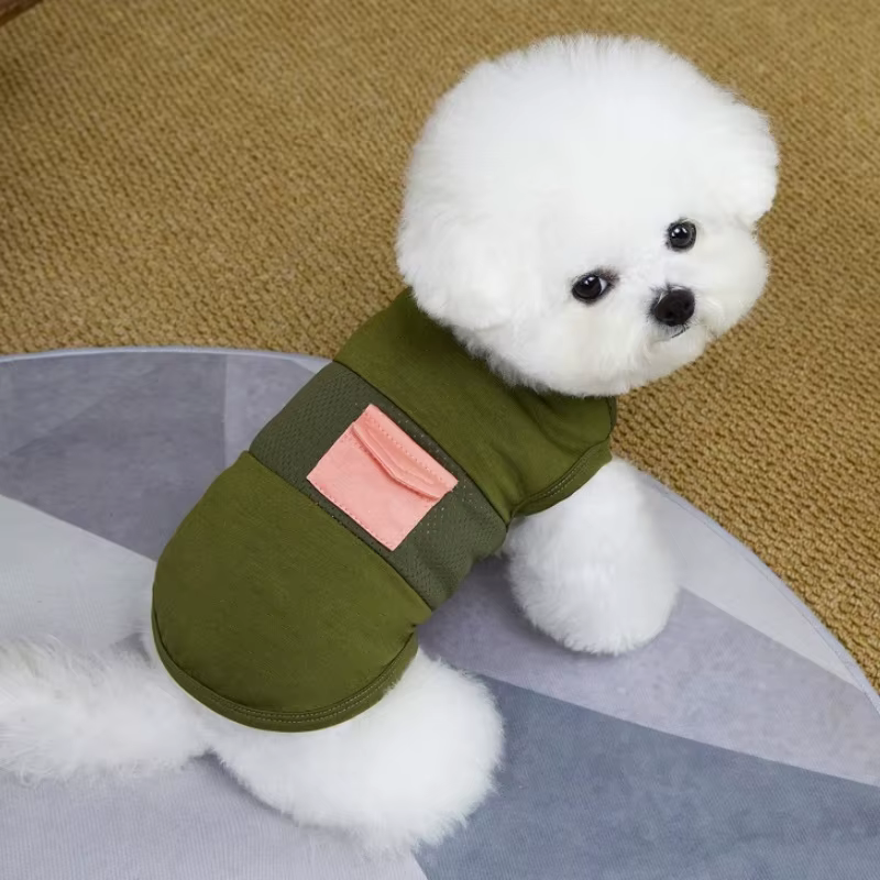 Chaleco veraniego de malla para perros cachorros Bichón y gatos - imagen 2