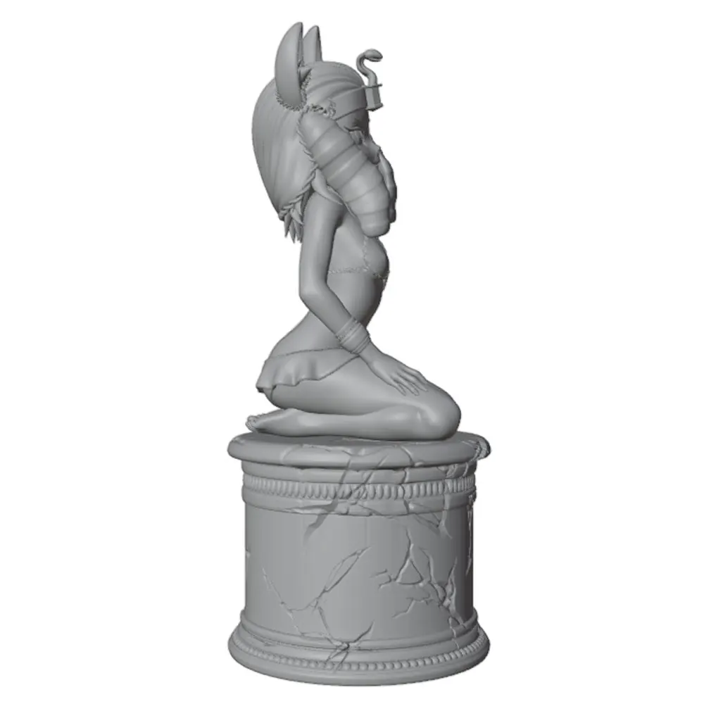 Miniatura de gato en resina para colección – Sin pintar - imagen 4