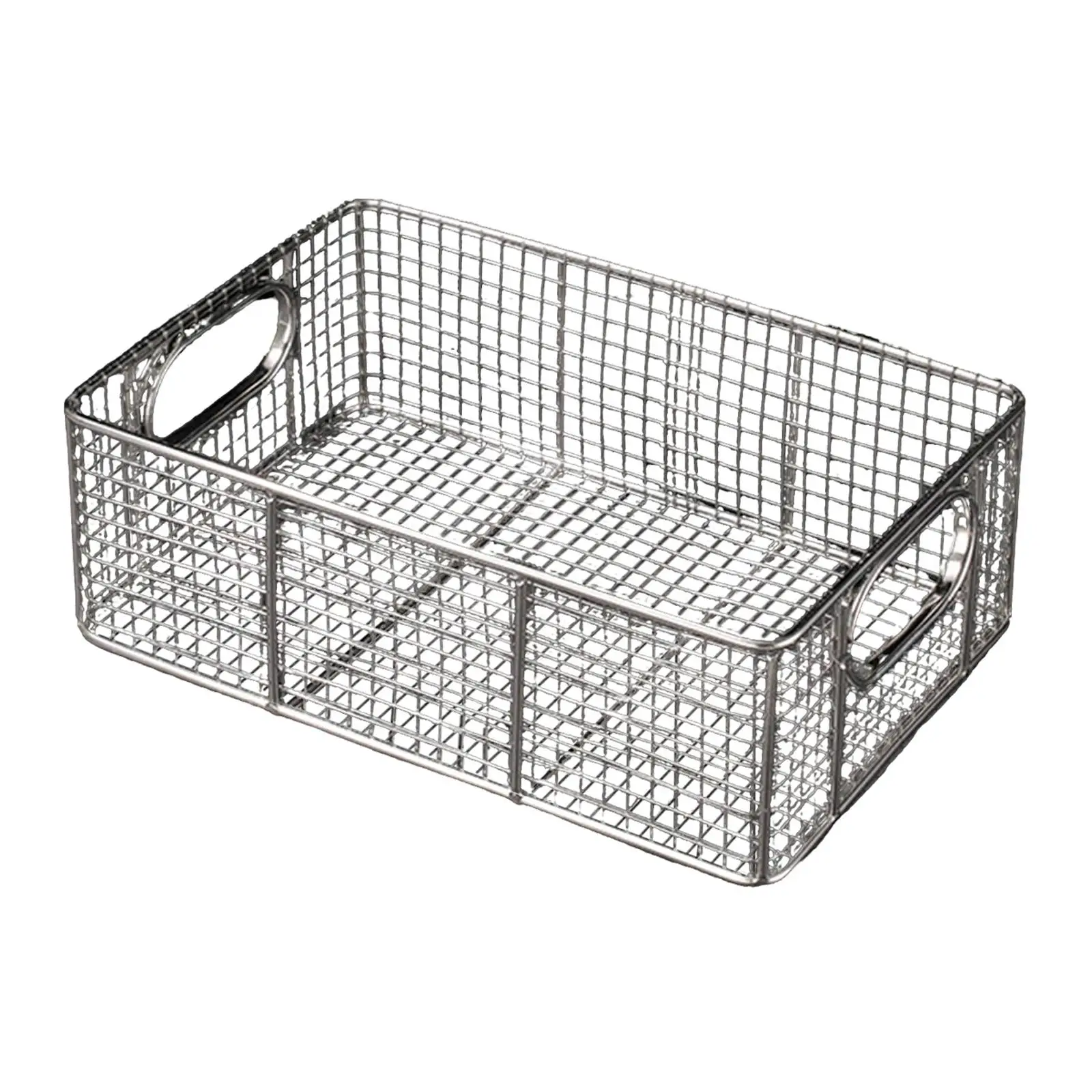 Deep Fry Basket French Fries Holder Snacks Container Food Basket Fryer Basket Bread Basket Stainless Steel Wire for Kitchen Home