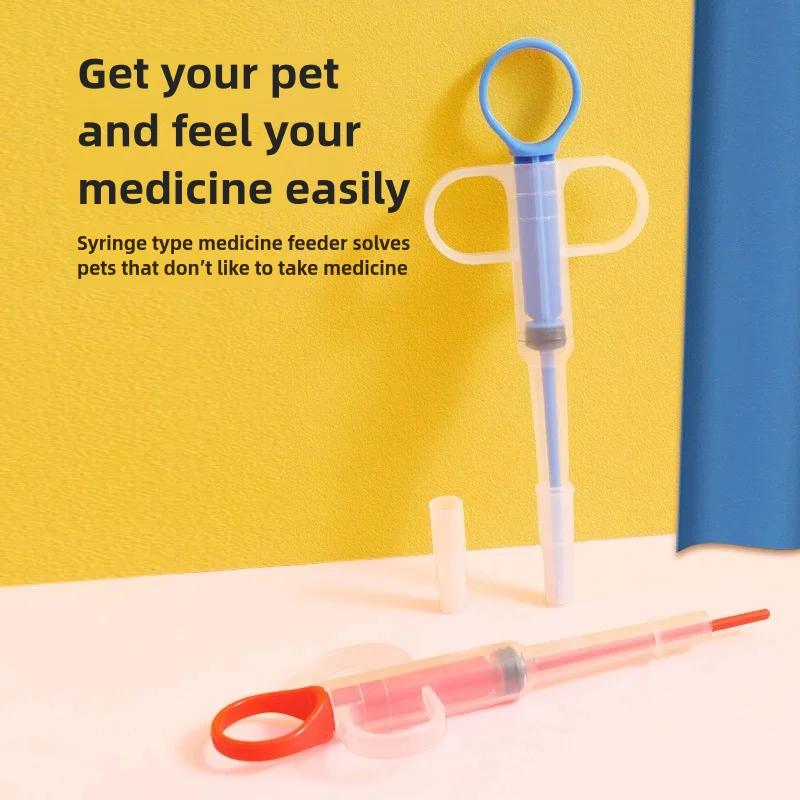 Alimentador de medicamentos de silicona propulsivo para mascotas, tableta líquida cómoda para perros y gatos, Universal, seguro, fácil de limpiar y usar repetidamente, 1 ud. - imagen 2