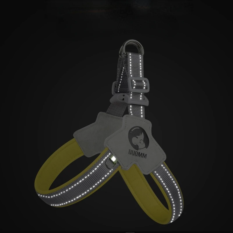 Arnés ajustable para perros y gatos, chaleco de malla reflectante para el pecho, Bulldog Francés, entrenamiento para caminar - imagen 4