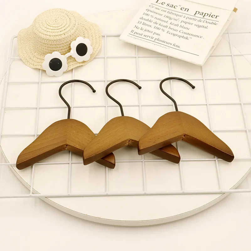 Pet Clothes Hanger Dog Clothes Hanger Solid Wood Pet Dog Clothes Hanger Cat Dog Accessories Pet Products Cat Accessories
