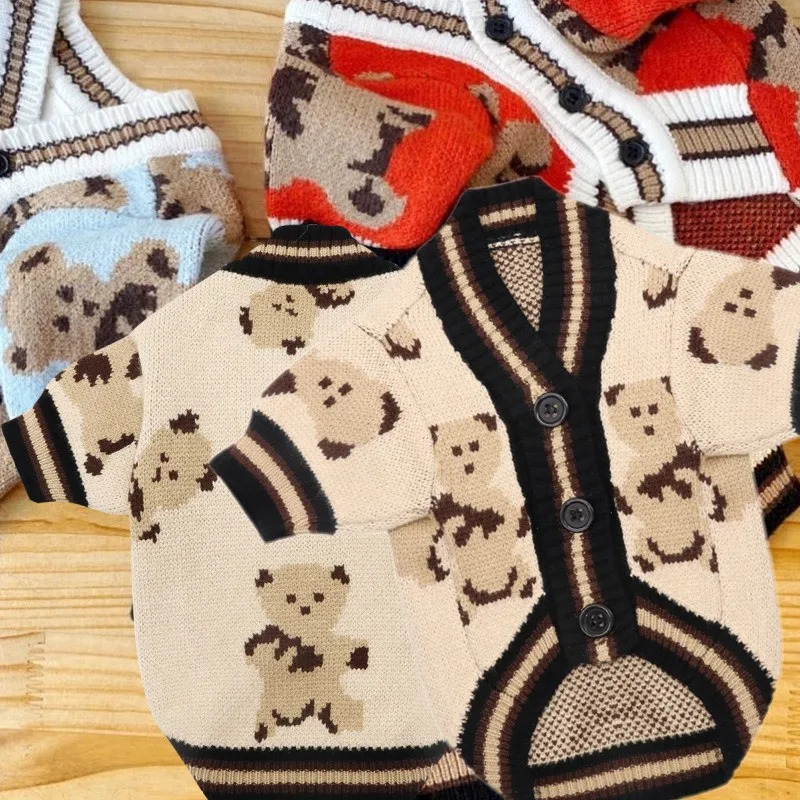Ropa de lujo para perros, cárdigan cálido de invierno para Halloween, suéteres para perros, ropa para Chihuahua, Bulldog Francés, abrigo para mascotas, chaqueta para cachorros, Artículos para Mascotas