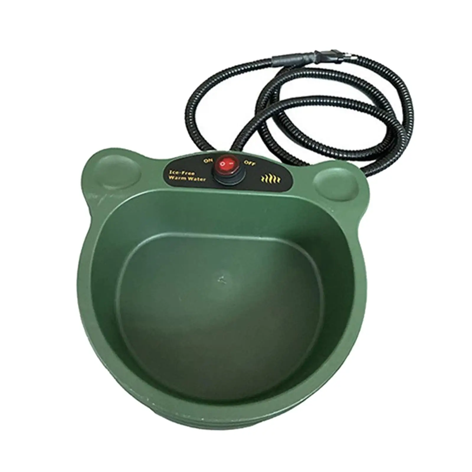 Heated Water Bowl for Dogs Cats Provides Drinkable Water in Winter Pet Drinker Thermal Dish Heated Dog Bowl for Squirrel Bird