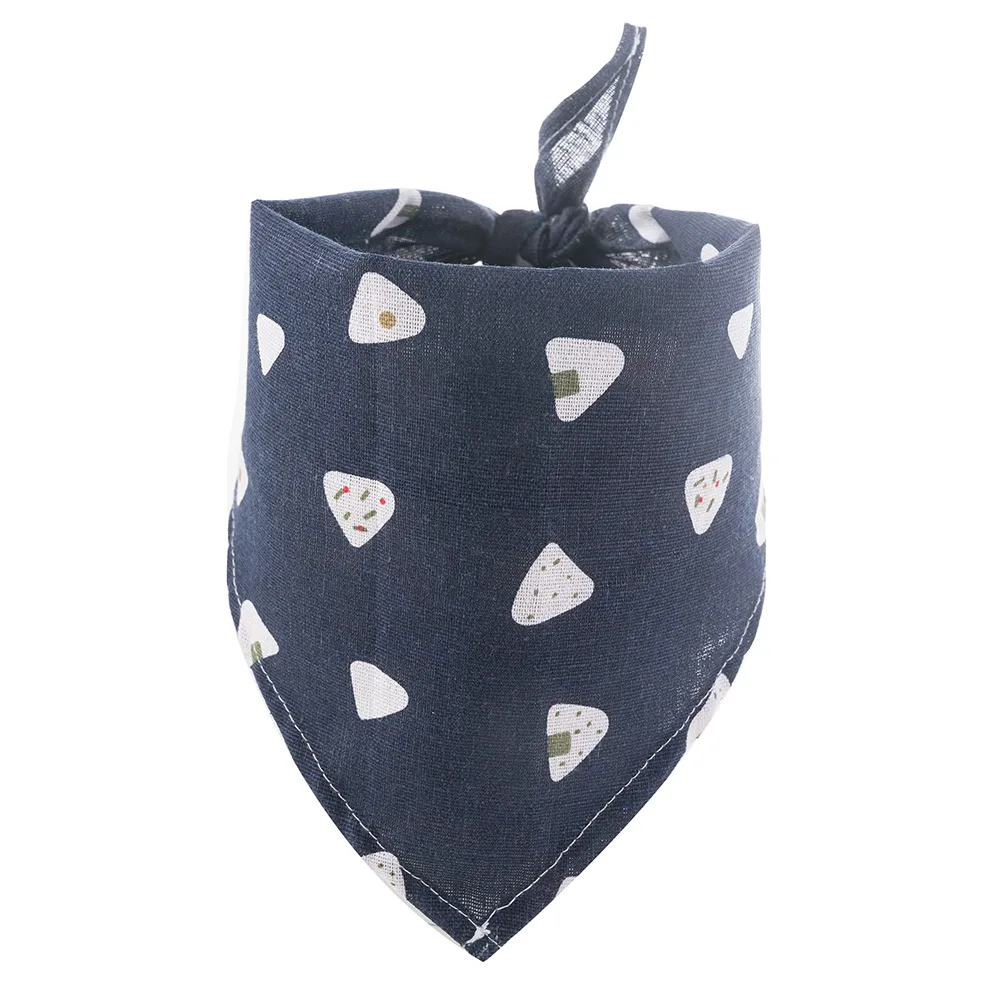 1 pañuelo para mascotas, bufanda para perro, Collar para gato, babero para perro pequeño, bufanda para cuello con estampado de bola de arroz - imagen 3