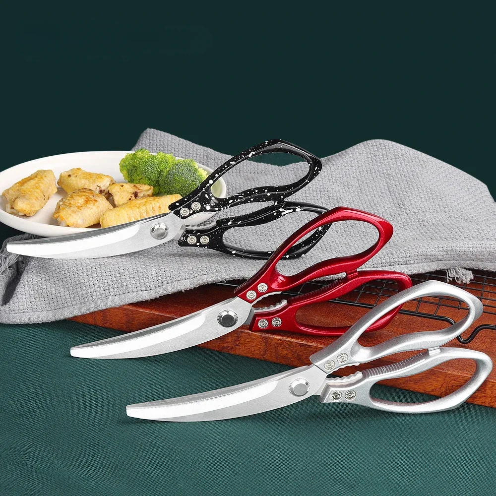 Tijeras de cocina multifuncionales de acero inoxidable para el hogar, herramientas para cortar verduras, huesos de pollo, pescado y otros - imagen 2