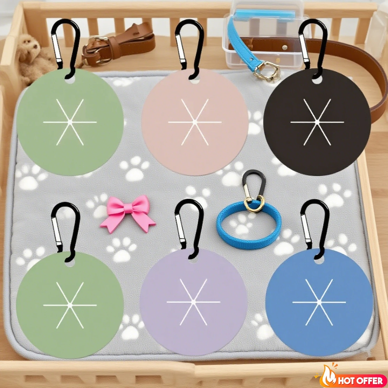 Soporte ecológico de PVC para residuos de perros, bolsa dispensadora de caca, bolsas para exteriores para perros, bolsa de suministros, soporte para residuos