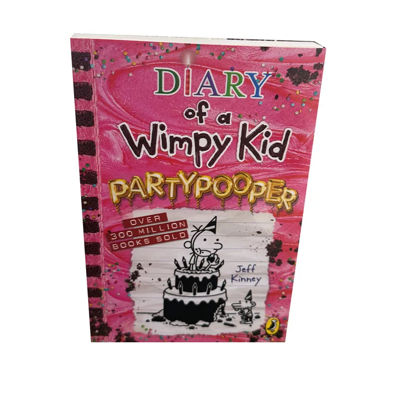 Último diario de Wimpy Kid Partypooper, libro en inglés, libros de ficción para niños, libros de novela Manga, educación infantil - imagen 2