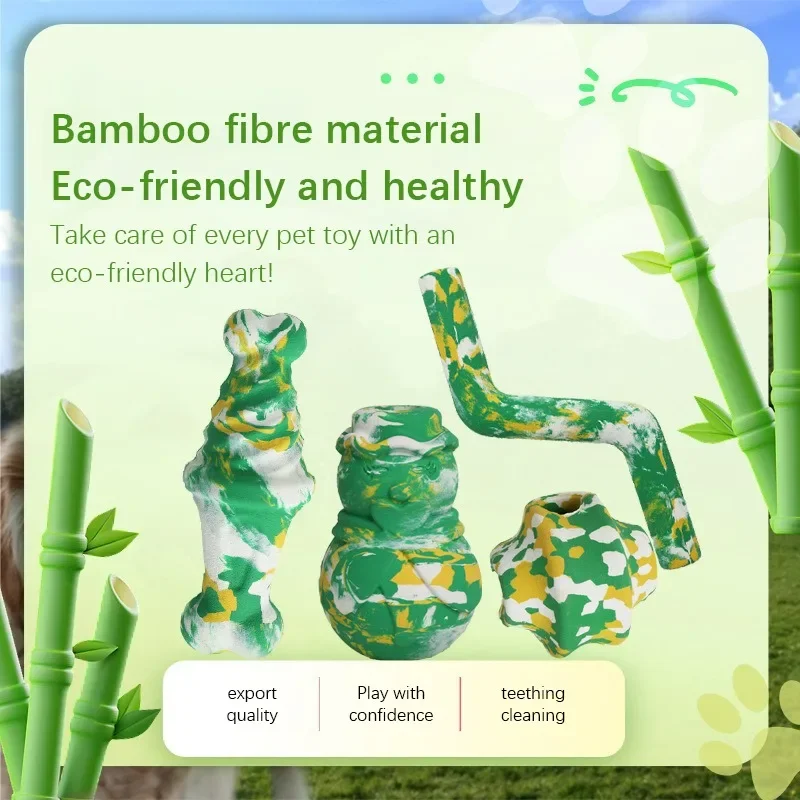 Goma Natural basada de calidad alimentaria, colores mezclados, camuflaje, limpieza de dientes de cachorro, juguetes de comida lenta, suministros para mascotas - imagen 3