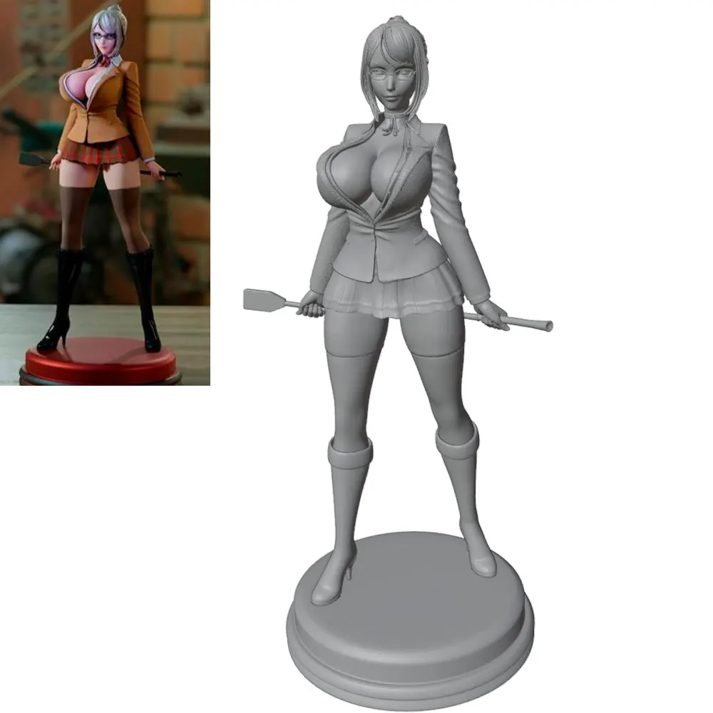 Figura anime sin ensamblar ni pintar modelos resina decoración - imagen 4