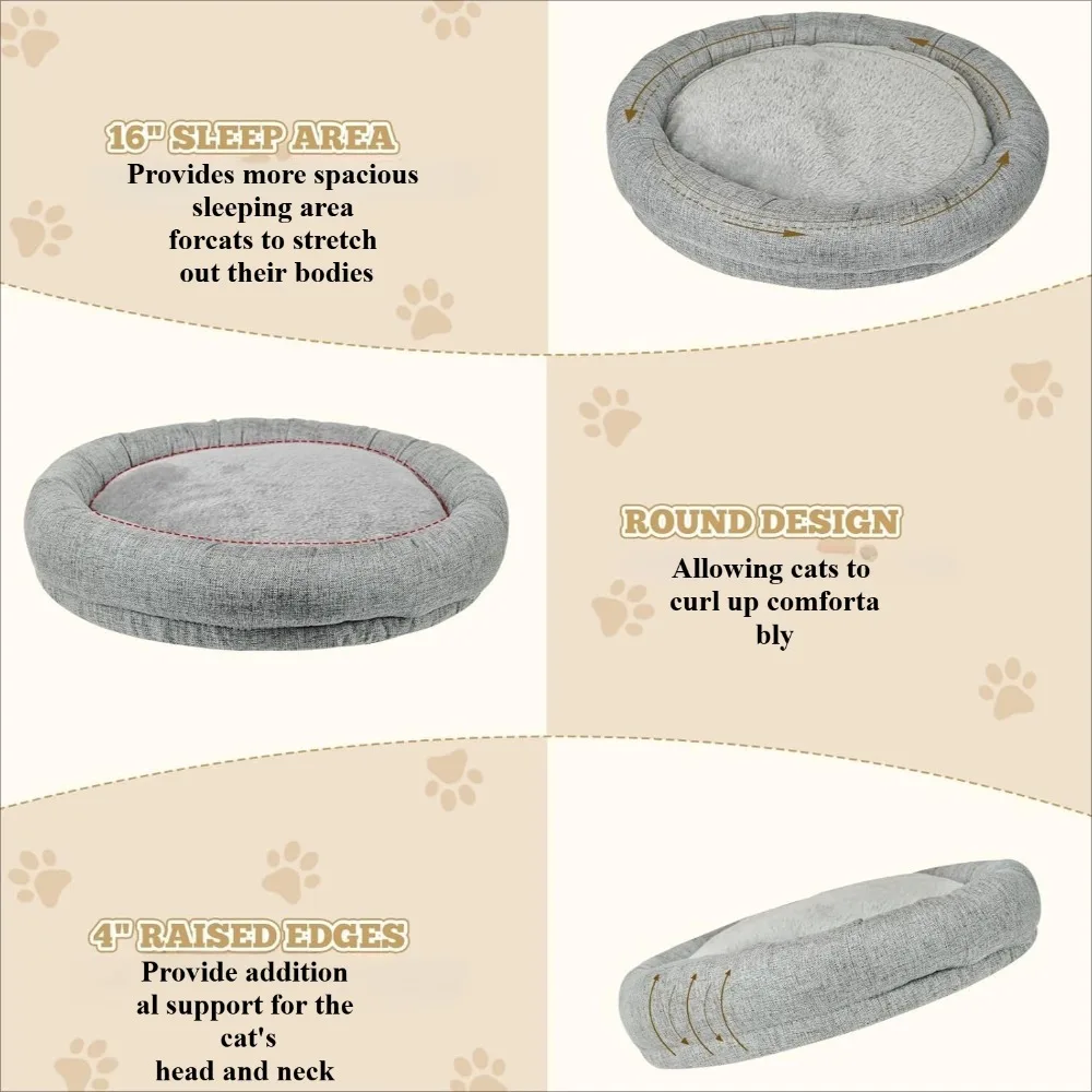 Hamaca para gatos - Cama giratoria ajustable para escritorio en casa - imagen 4