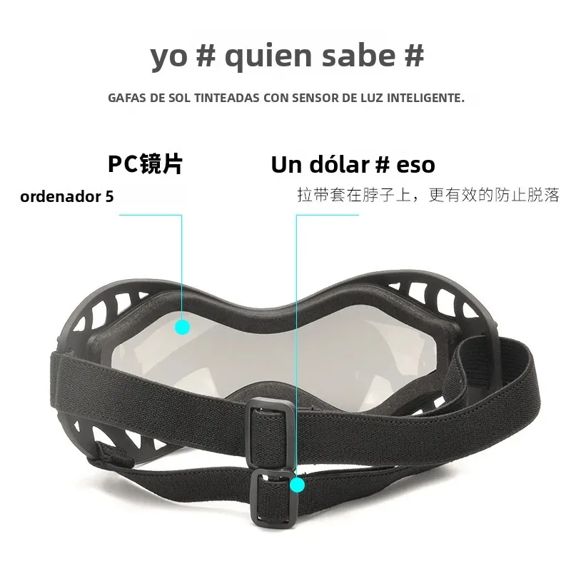 Suministros para mascotas Gafas para mascotas Gafas para exteriores para perros de tamaño mediano Gafas de sol resistentes a los rayos UV Gafas de sol para perros Gafas de moda - imagen 2