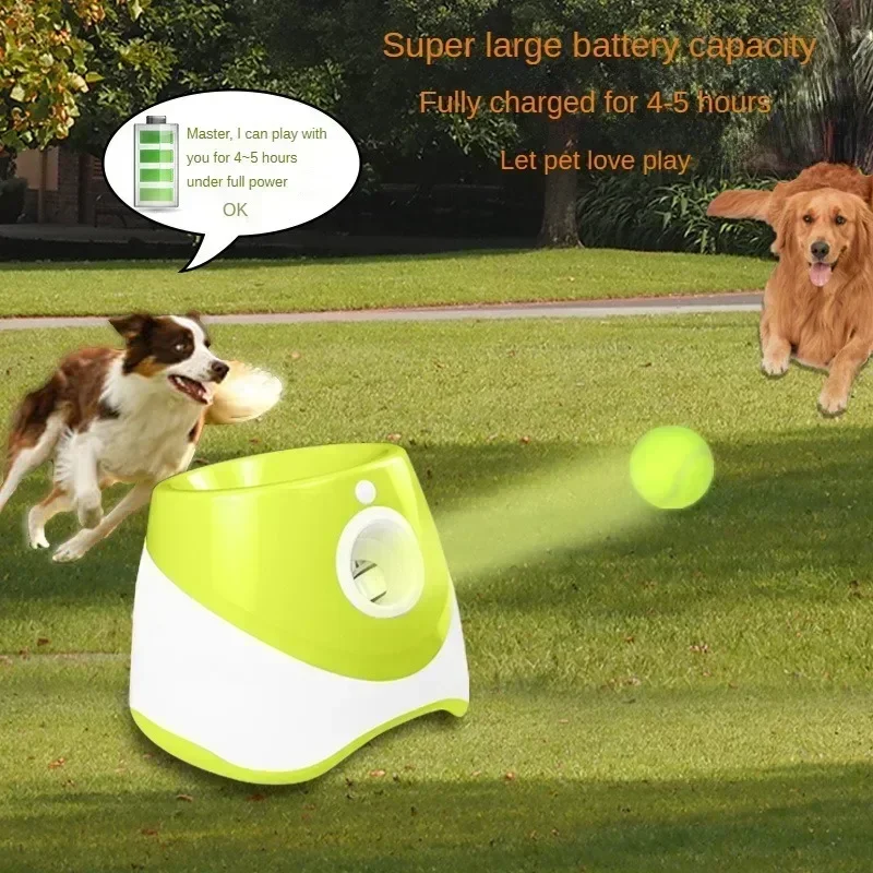 Lanzador automático de pelotas para perros – Juguete interactivo - imagen 2