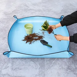 Estera impermeable reutilizable para trasplantes de plantas – Almohadilla de jardín