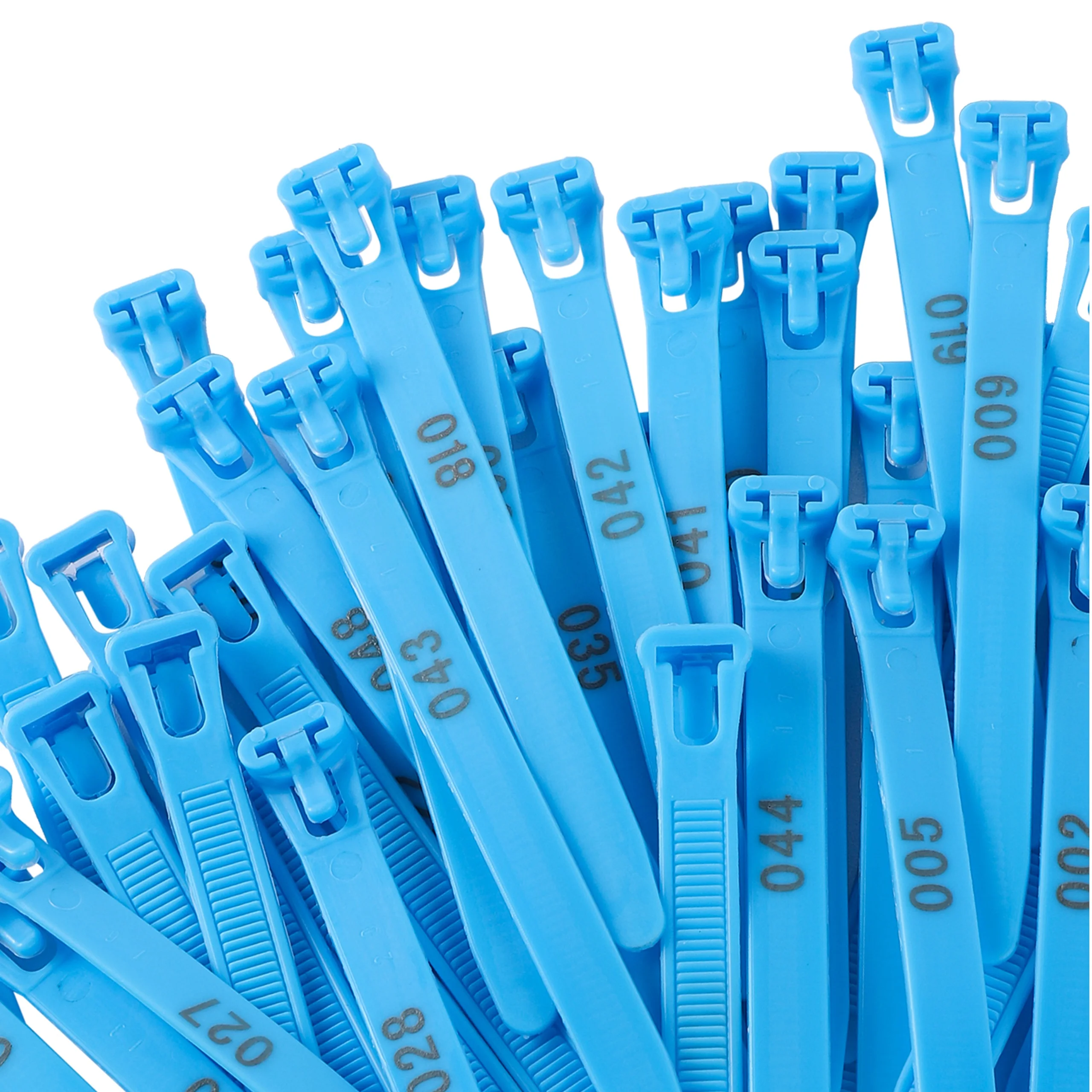 Anillo de pie de pollo ajustable de 8-28mm, n. ° 001 ~ 050, Anillo de pie de pato de ganso de pavo, anticaída reutilizable, Anillo de pie de transporte de aves de corral, 50 piezas