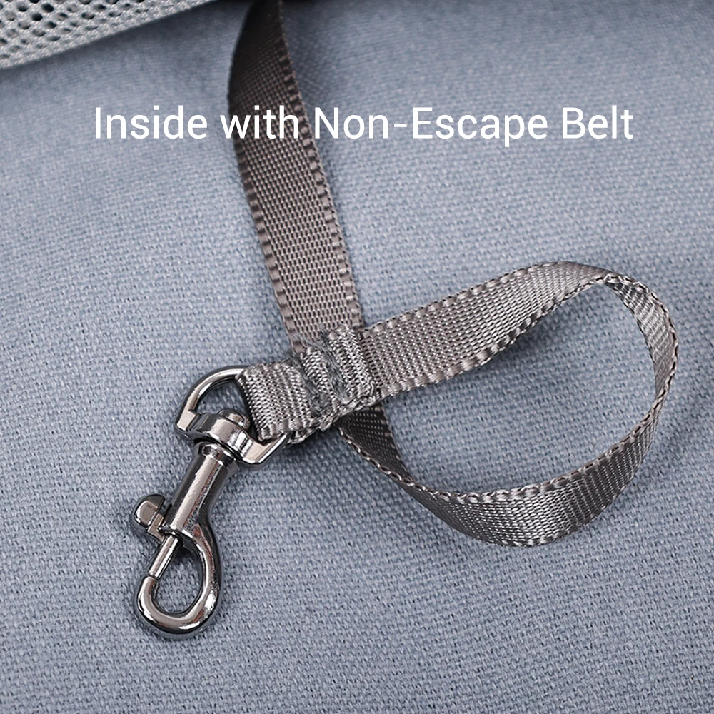 Bolsa de transporte de lona para perros pequeños, bolso de viaje transpirable de cara suave para gato o cachorro, portador de hombro ligero para mascotas, Verano - imagen 4