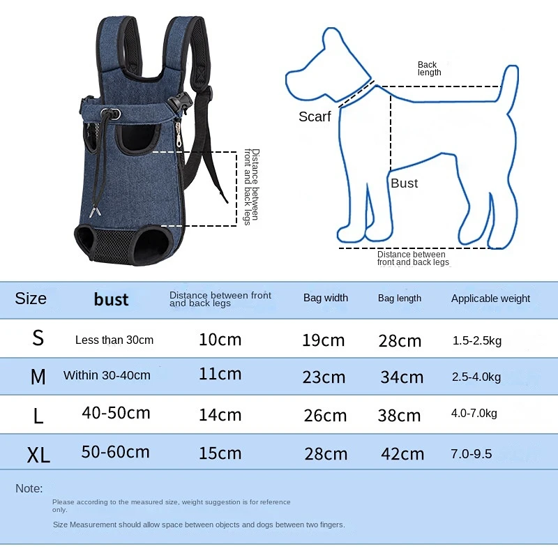 Mochila portátil para gatos, bolsa para caminar en el pecho y hombros, adecuada para las cuatro estaciones, 1,5-9,5 kg, disponible para mascotas - imagen 3