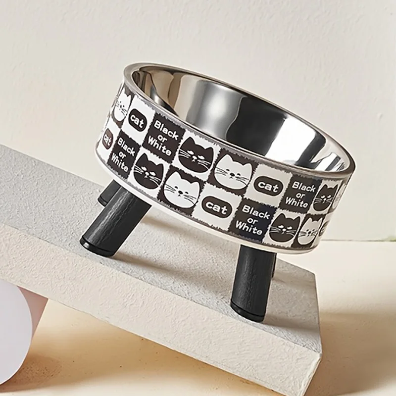 Cuenco elevado para perros de 350ml, alimentador para perros con punta elevada, Protector de cuello, cuenco para gatos, plato antivómitos, alimentador para gatitos, suministros para mascotas - imagen 5