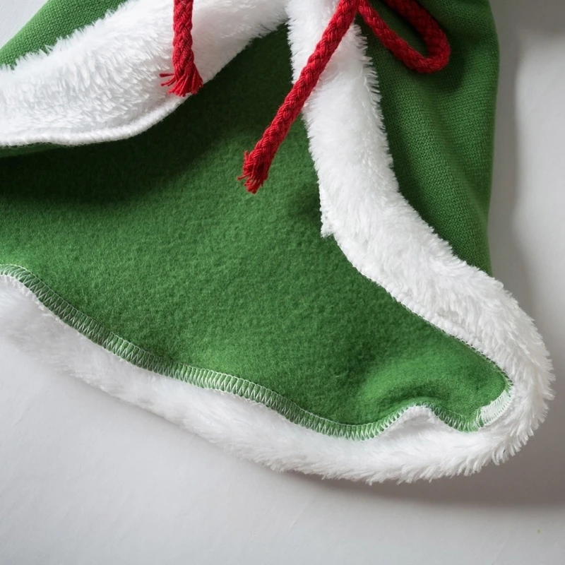 Capas de árbol de Papá Noel para perros, capas navideñas para gatos, capas para mascotas de Papá Noel con sombrero, accesorio divertido para disfraz de mascota - imagen 3
