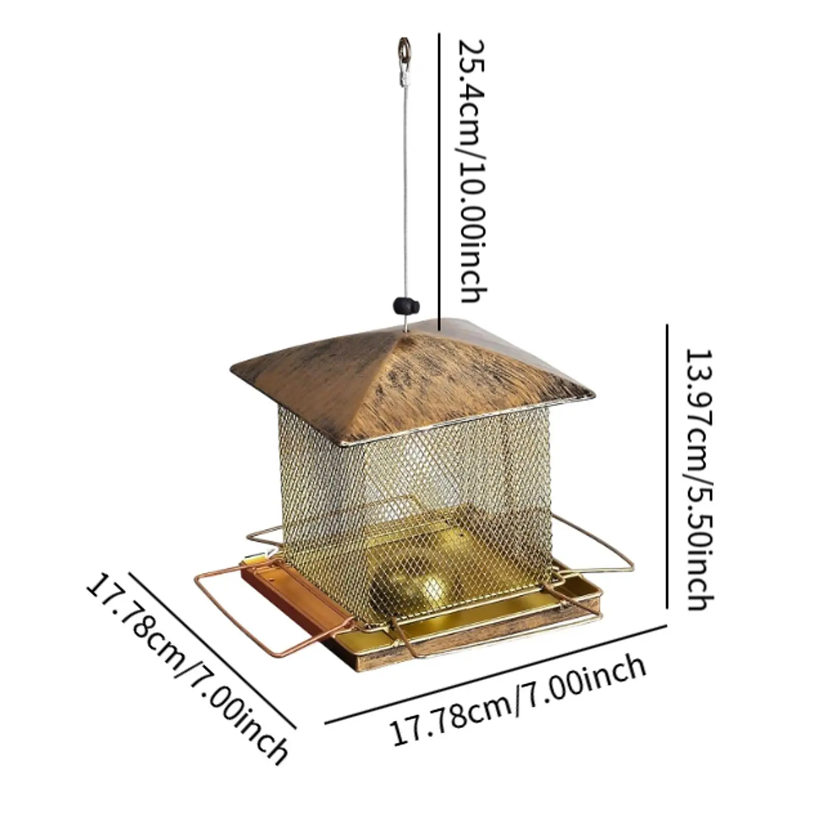 Outside Hanging Bird Feeder Holder Birdfeeder for Bird Lovers Outside Garden Outside Hanging Bird Feeder Holder Birdfeeder for Bird Lovers Outside Garden
