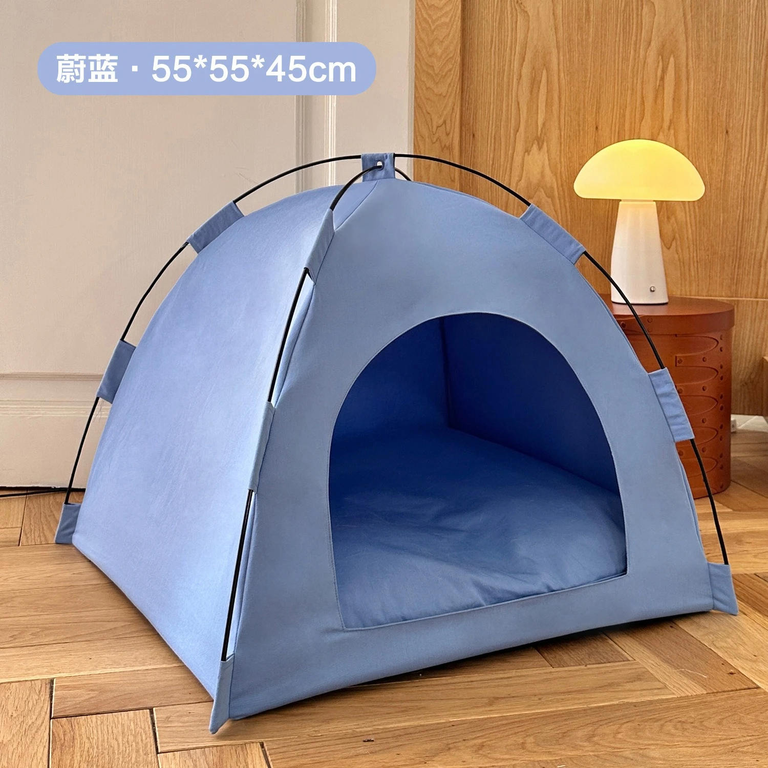 Casita semicerrada transpirable para perros y gatos pequeños - imagen 5