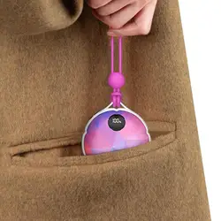 Calentadores de manos reutilizables, calentadores de bolsillo eléctricos recargables, calentador de manos con 3 ajustes de calor para mujeres, hombres, Navidad, invierno