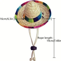 Sombrero de verano para perros y gatos: protección solar ajustable