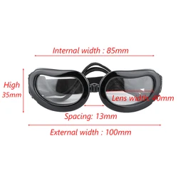 Gafas solares para perros pequeños y gatos – Protección UV y viento al aire libre
