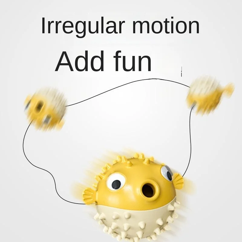 Bola dispensadora de golosinas de juguete rompecabezas para perros, diseño resistente a masticar para Corgi Teddy Golden Retriever, alivio del aburrimiento - imagen 5