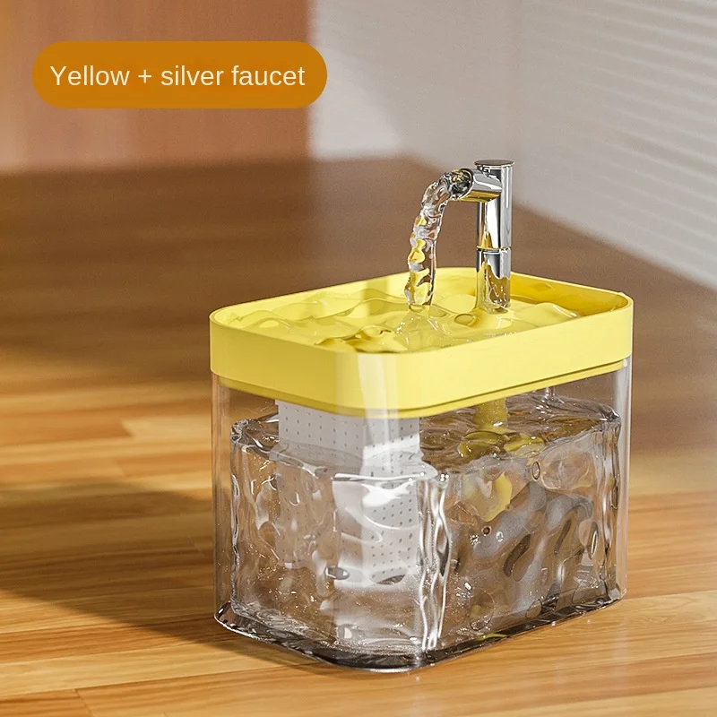 Yellow silver faucet