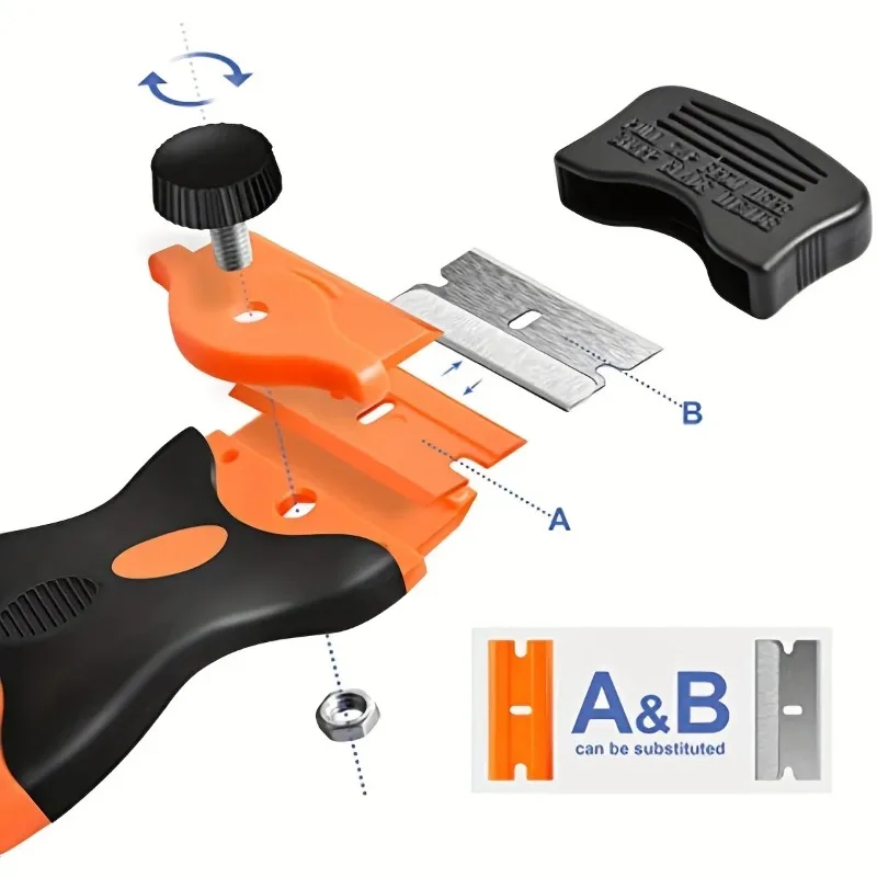 Raspador multiuso para coche y hogar – Elimina adhesivos y vinilos - imagen 3