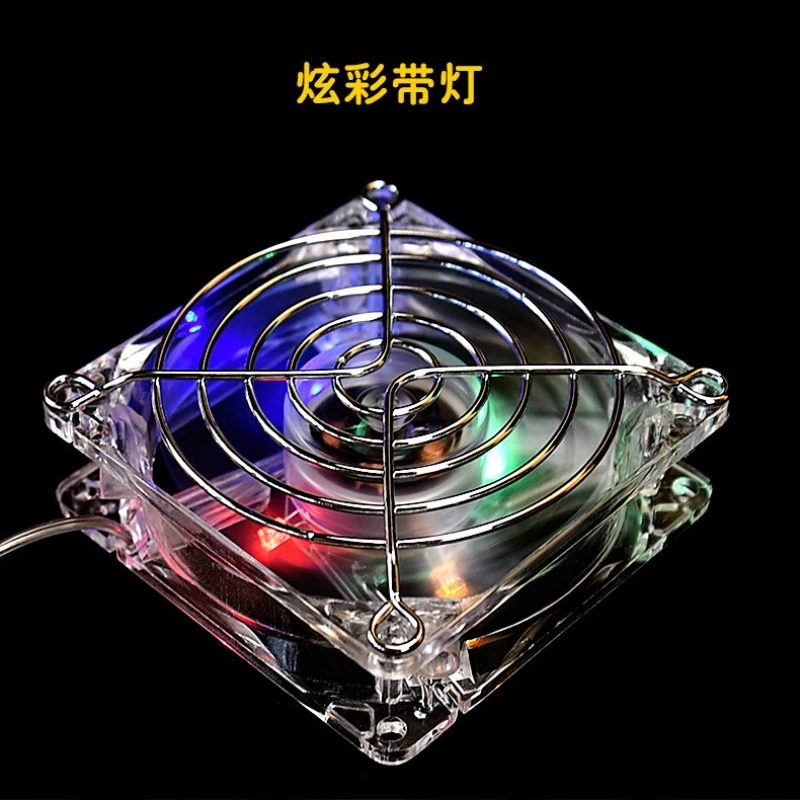 Ventilador de enfriamiento de verano para hámster, ventilador de enfriamiento para hámster, jaula básica acrílica, suministros decorativos para paisajismo, productos para mascotas - imagen 5